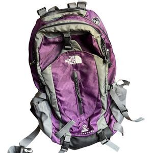 The North Face Backpack Flight Series Electron 40 Purple Gray lightweight frame